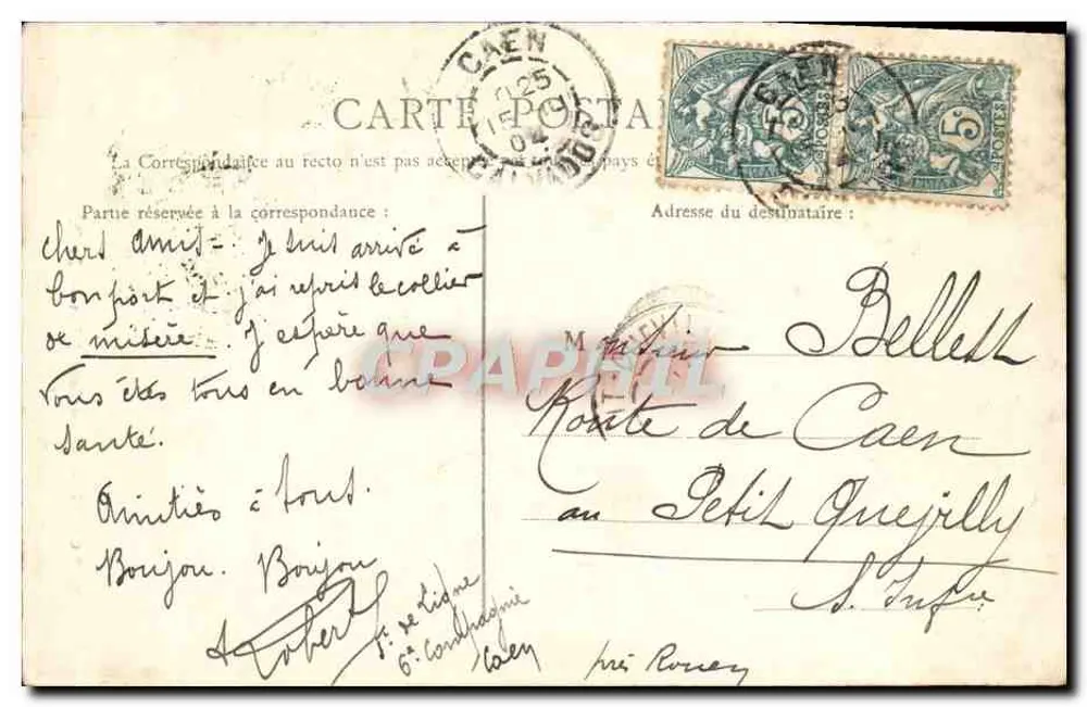 Caen — Église Saint-Julien — L. D. - Verso
