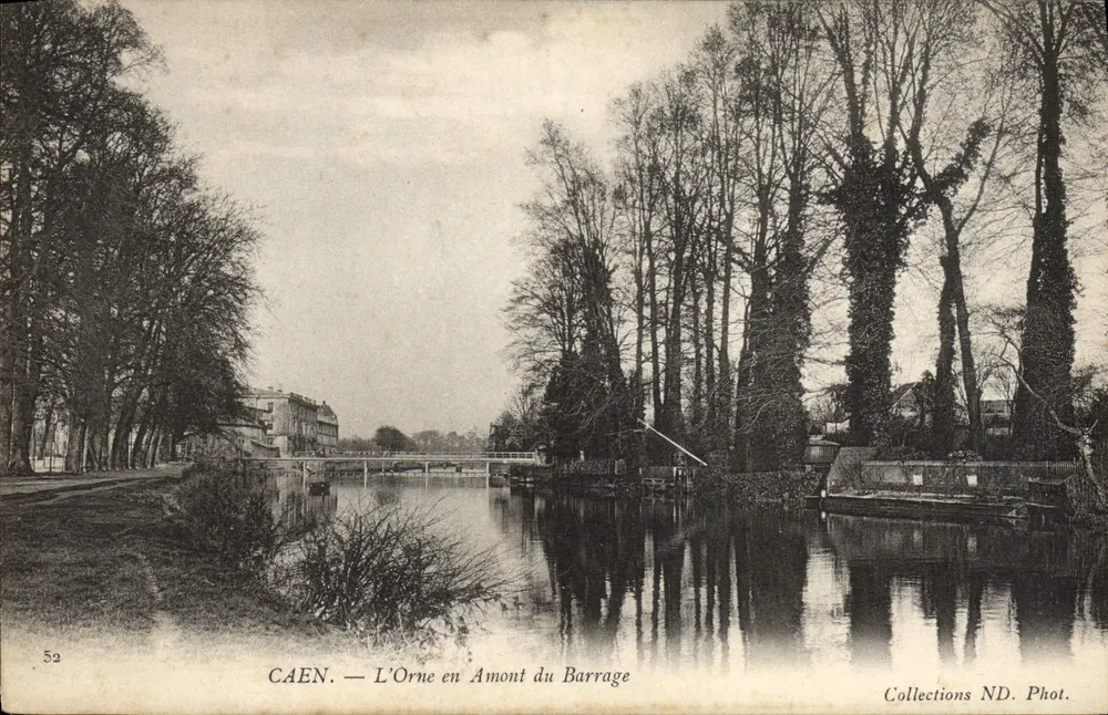 CAEN — De Orne boven het dijk — Collectie ND. Fot. - Voorkant