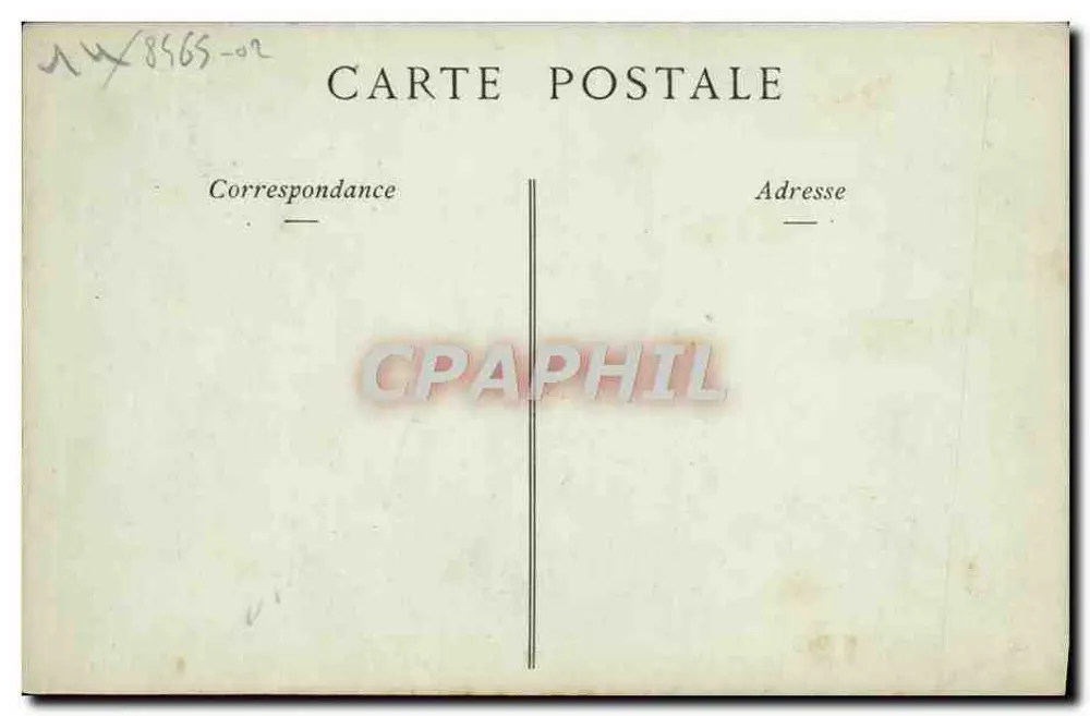 CAEN — De Orne boven het dijk — Collectie ND. Fot. - Achterkant