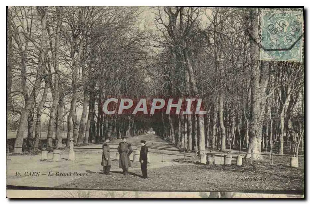 CAEN — Le Grand Cours — Collection AD - Frente