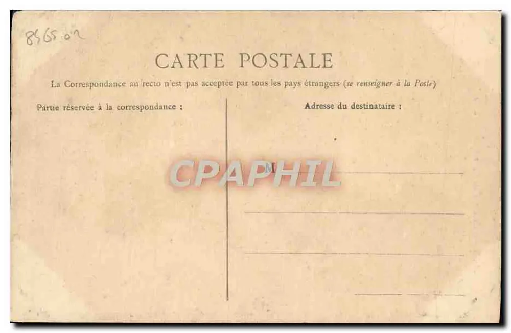 CAEN — A Avenida de Courseulles — L. D. - Verso