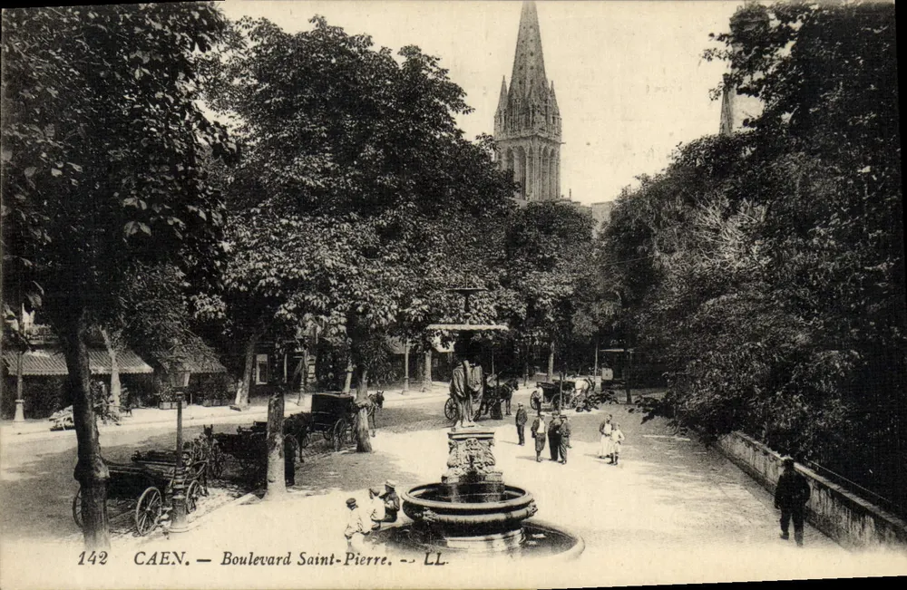 Caen — Boulevard Saint-Pierre — LL, n°142 - Frente
