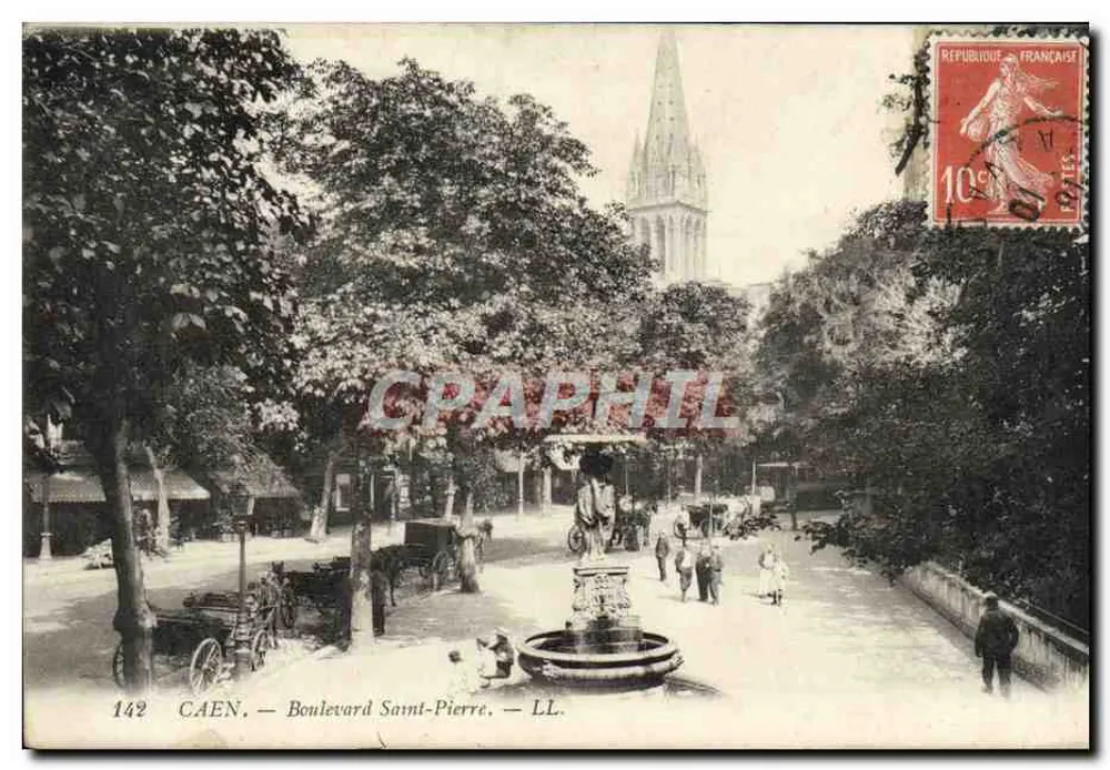 CAEN — Avenida Saint-Pierre — LL. — n°142 - Frente