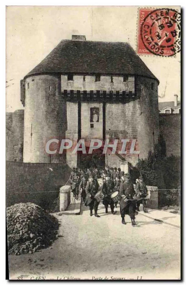 Caen — Das Schloss — Tor der Rettung — Verlag LL - Vorderseite