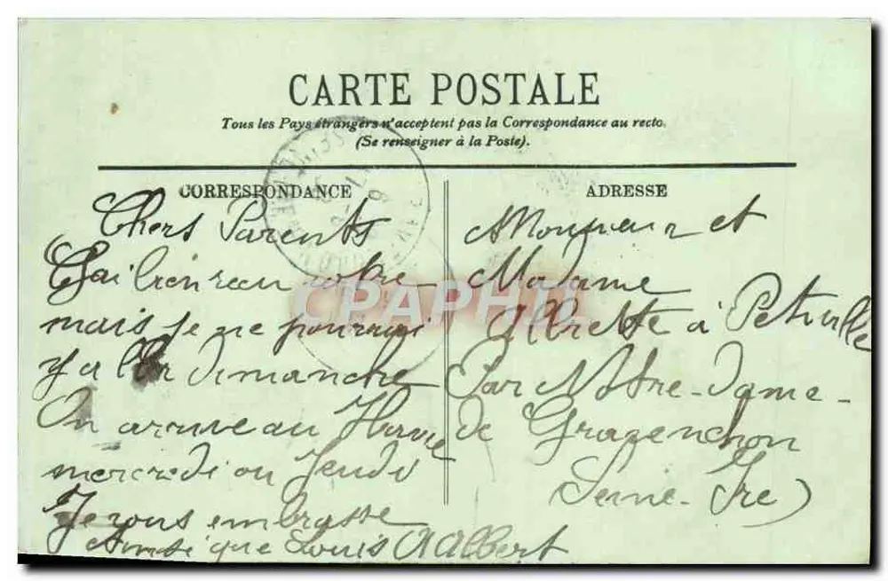 Caen — Das Schloss — Tor der Rettung — Verlag LL - Rückseite