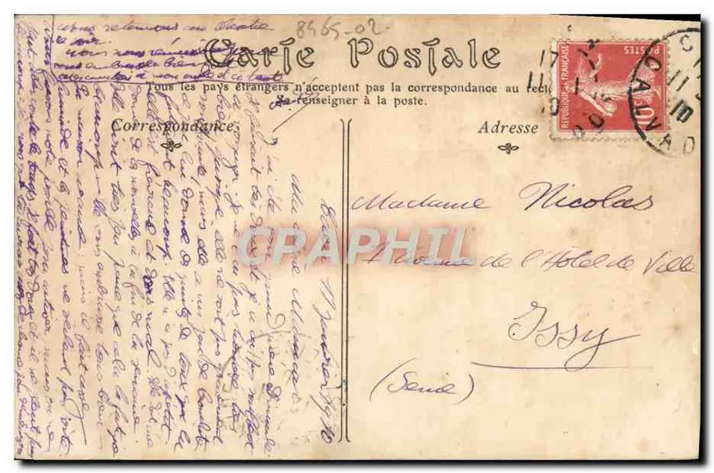 CAEN — O Castelo, Porta chamada de Socorro — Editor desconhecido, n° 20 - Verso