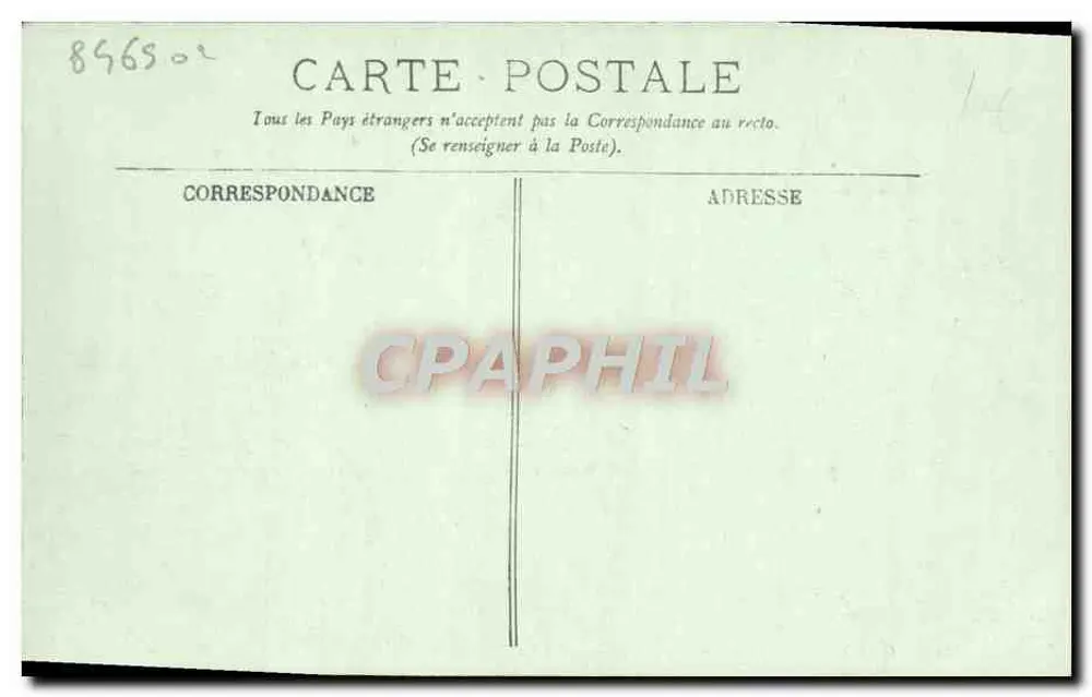 Caen — O Liceu — A Capela — LL. — n°121 - Verso