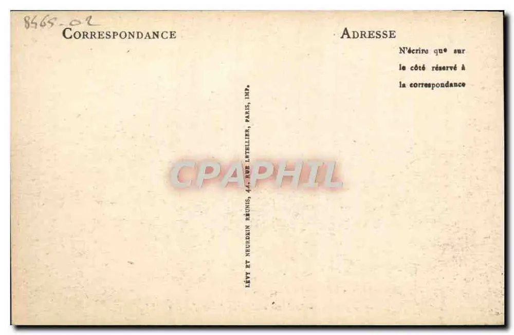 Caen — O Liceu e a Igreja São João — LL. N° 147 - Verso