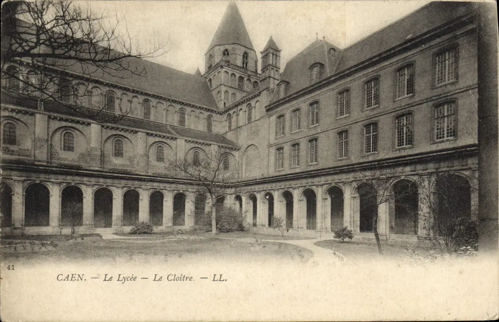 Caen — O Liceu — O Claustro — LL. — n°41 - Frente