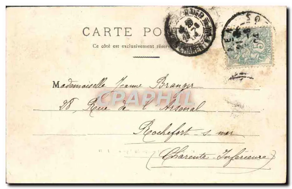 Caen — O Refeitório do Liceu — L. D. - Verso