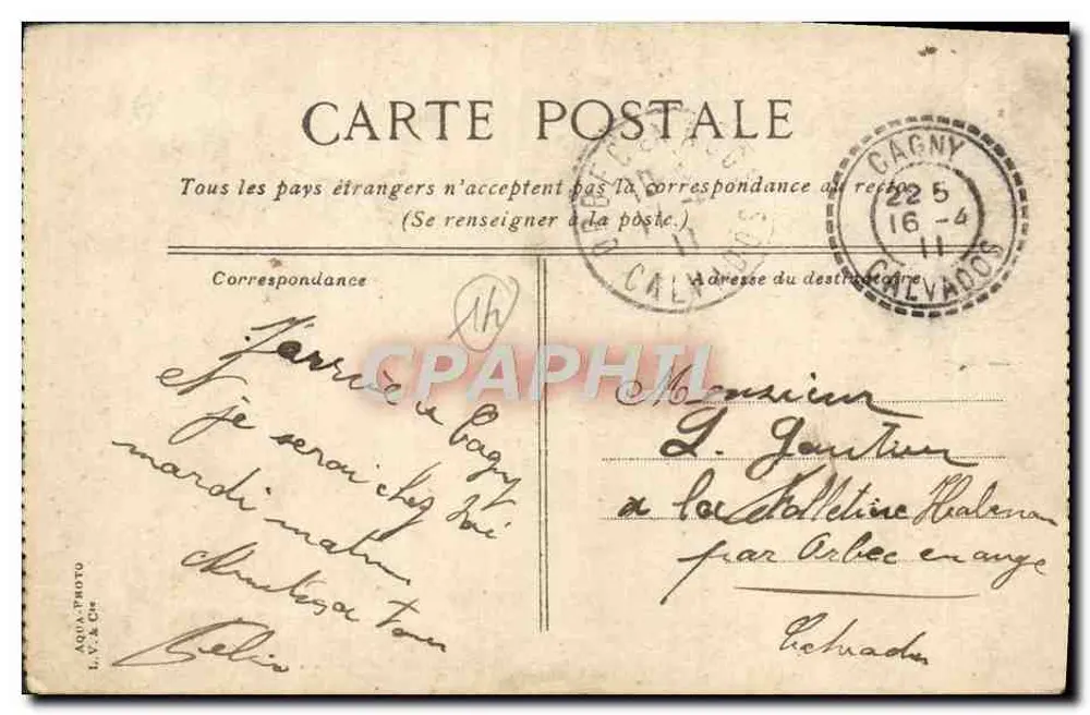 Caen — Igreja da Trindade — L.V. Foto - Verso