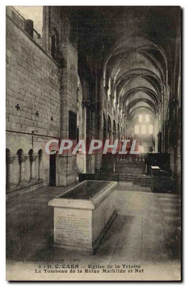 Das Grab der Königin Mathilde und Neï — Kirche der Dreifaltigkeit — Caen — Foto H. C. Caen - Vorderseite