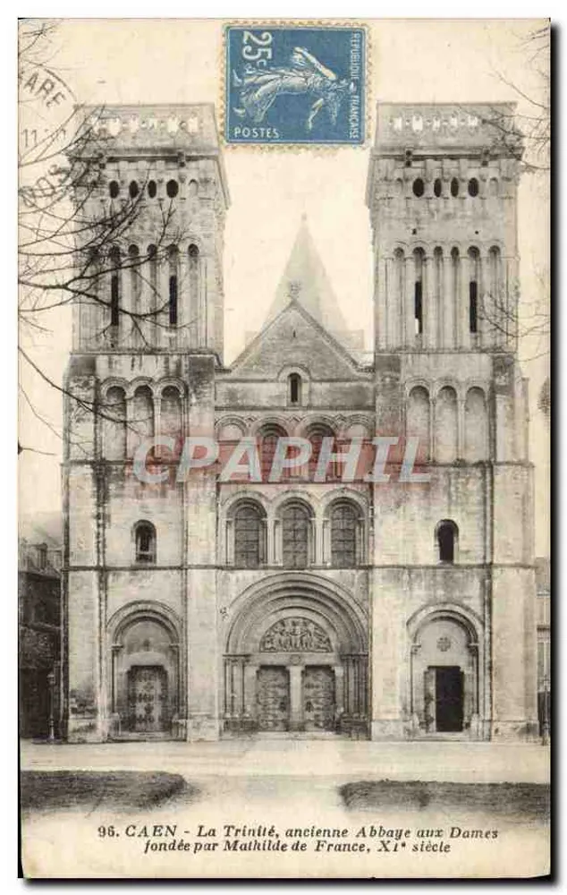 Caen - La Trinité, antiga Abadia das Damas fundada por Matilde da França, século XI — editor não visível, número de série 96 - Frente