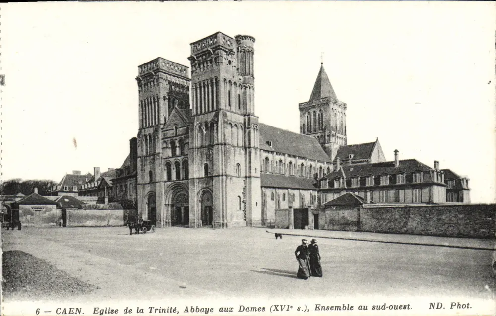 Caen — Kirche der Dreifaltigkeit, Abbaye aux Dames (16. Jahrhundert), Ensemble im Südwesten — ND. Phot. - Vorderseite