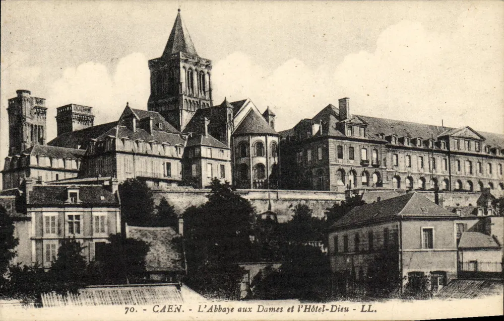 Caen - Die Abtei der Damen und das Hotel-Dieu - LL. - 70. - Vorderseite
