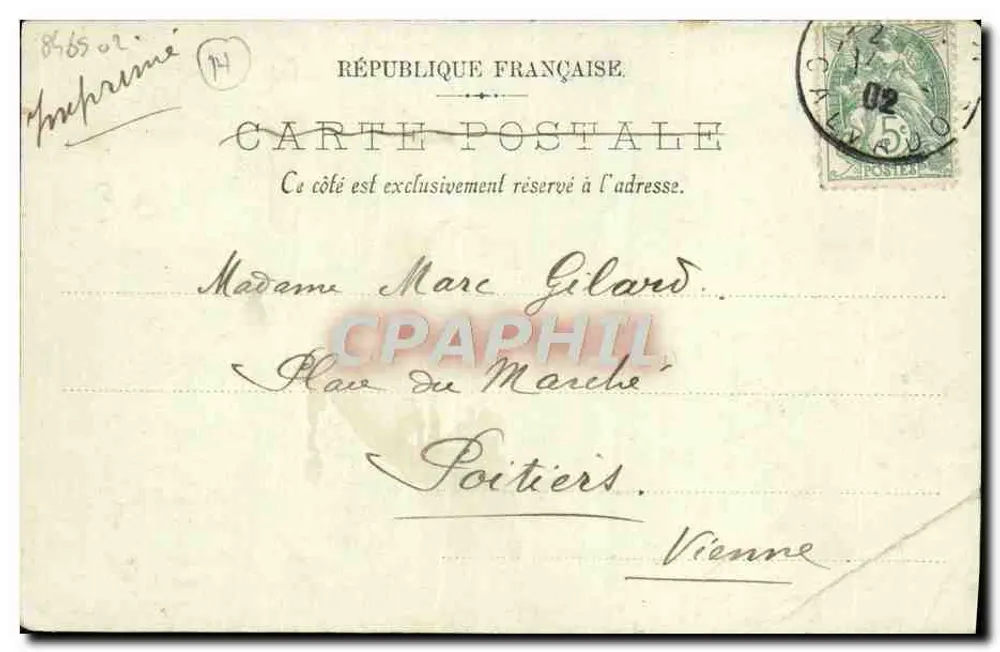 CAEN — L'Abbaye aux Dames — LL. Éditeur H. Delserb, n°16 - Verso