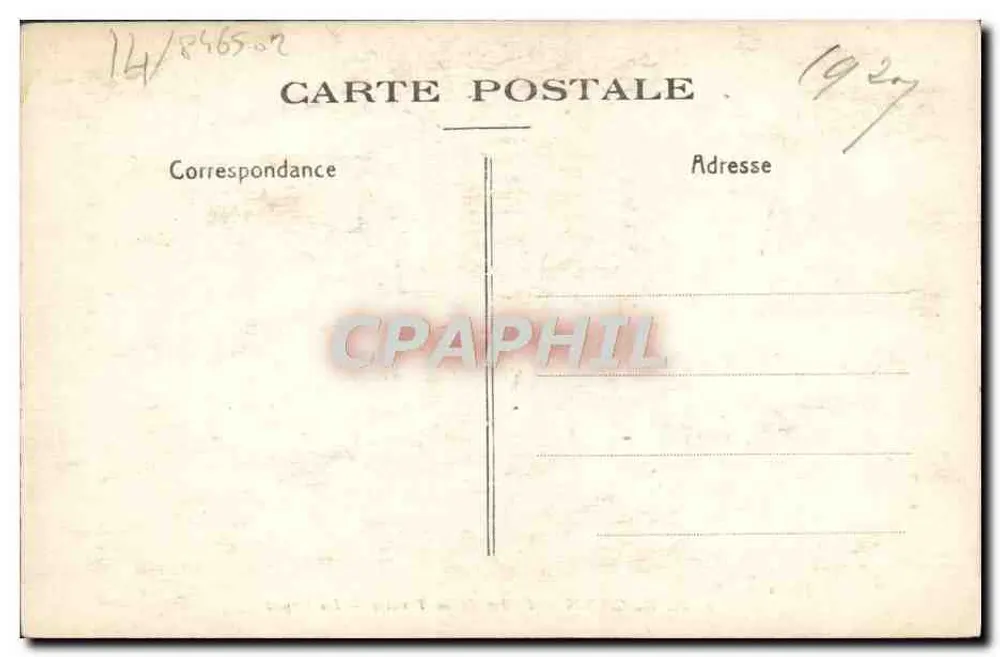 Église de la Trinité — La Crypte — Caen - Verso