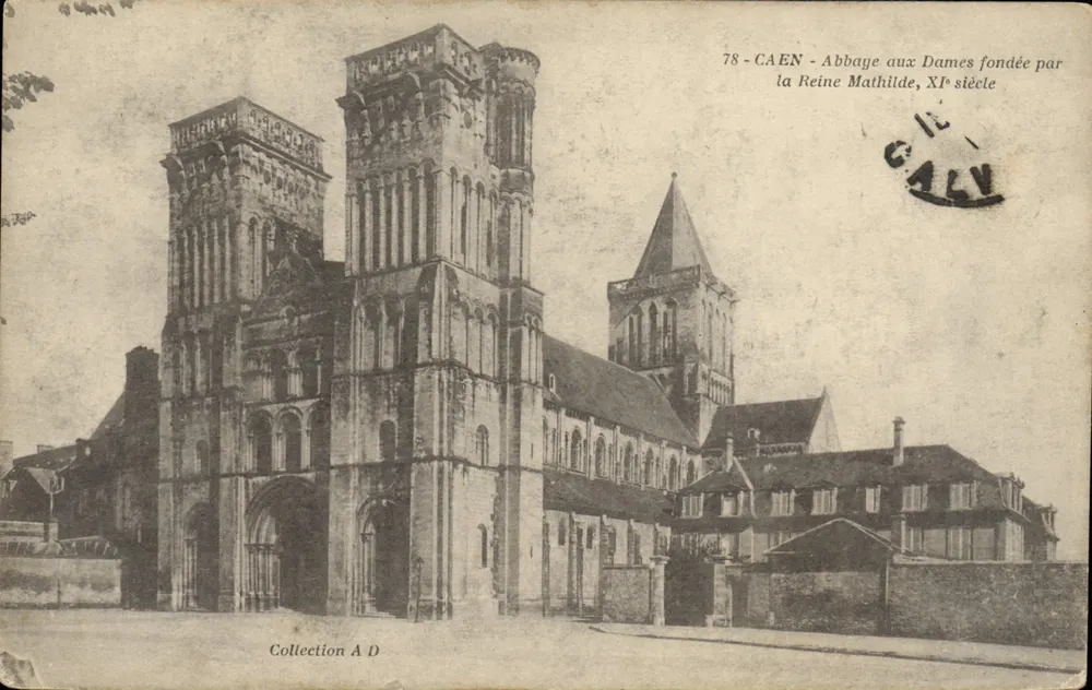 Caen - Abtei der Damen, gegründet von Königin Mathilde, 11. Jahrhundert — Sammlung A D - Vorderseite