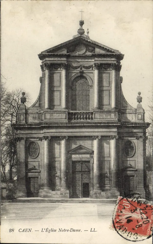 Caen — A Igreja de Nossa Senhora — LL. n°28 - Frente