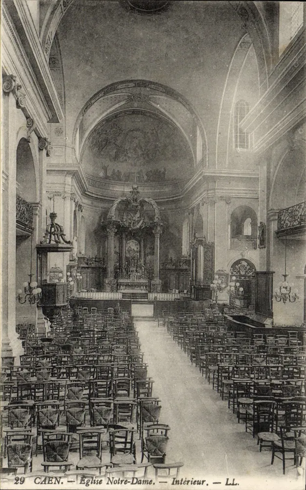 Caen — Igreja de Nossa Senhora — Interior — LL. - Frente