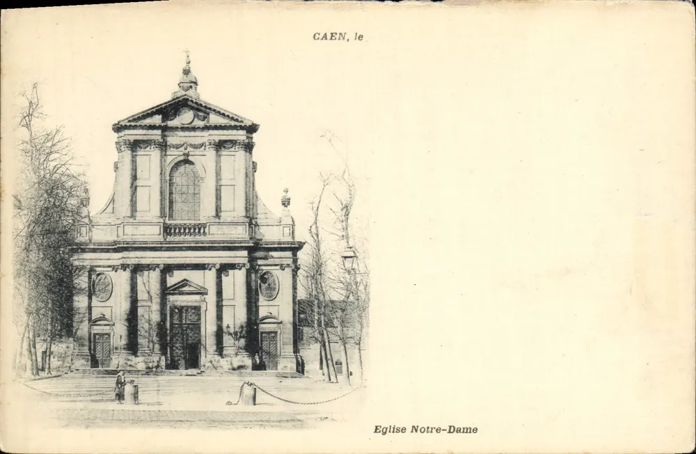 Caen — Église Notre-Dame — éditeur anonyme, n° de série 856502 - Frente