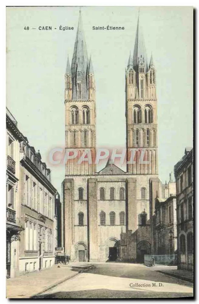 Caen — Igreja de São Etienne — Coleção M. D. - Frente