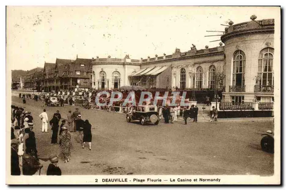 Deauville - Blühende Strand — Das Casino und Normandy — Verlag: Deauville - Vorderseite