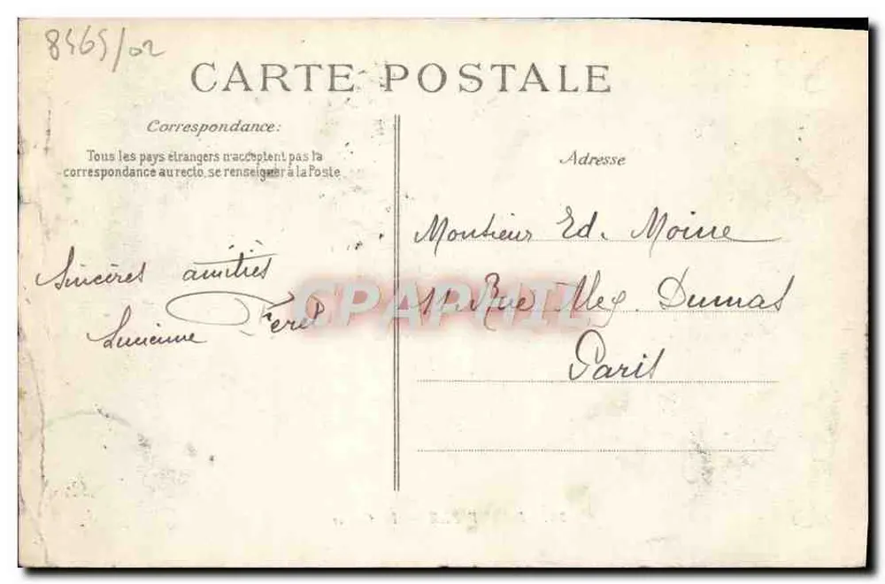 Deauville — Le Casino — Éditeur E.P.D. n°39 - Verso