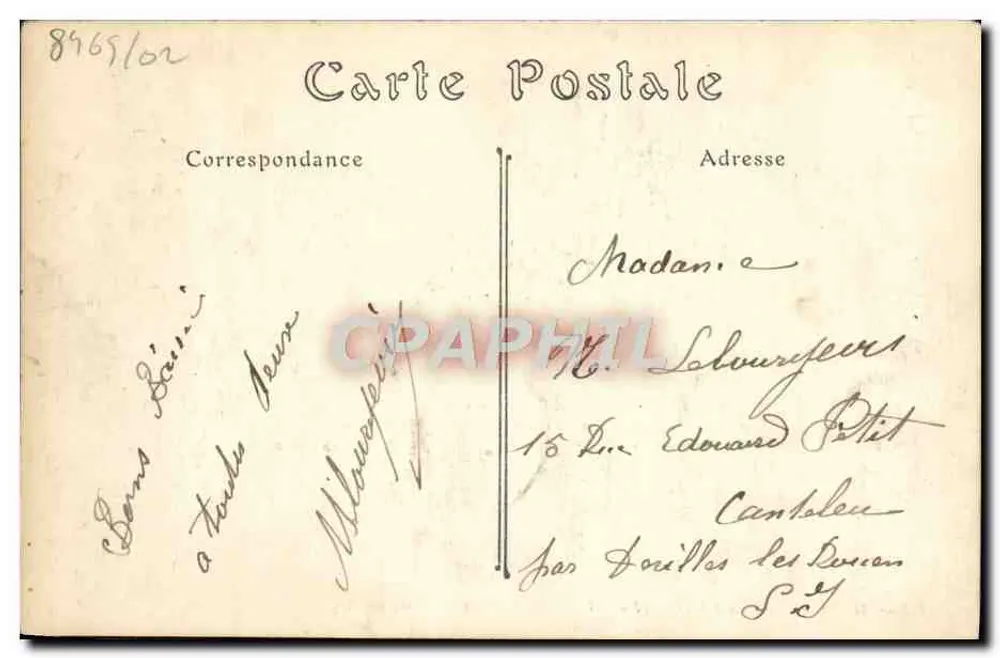 Deauville-La-Plage-Fleurie — Das Casino — ND. Foto. - Rückseite