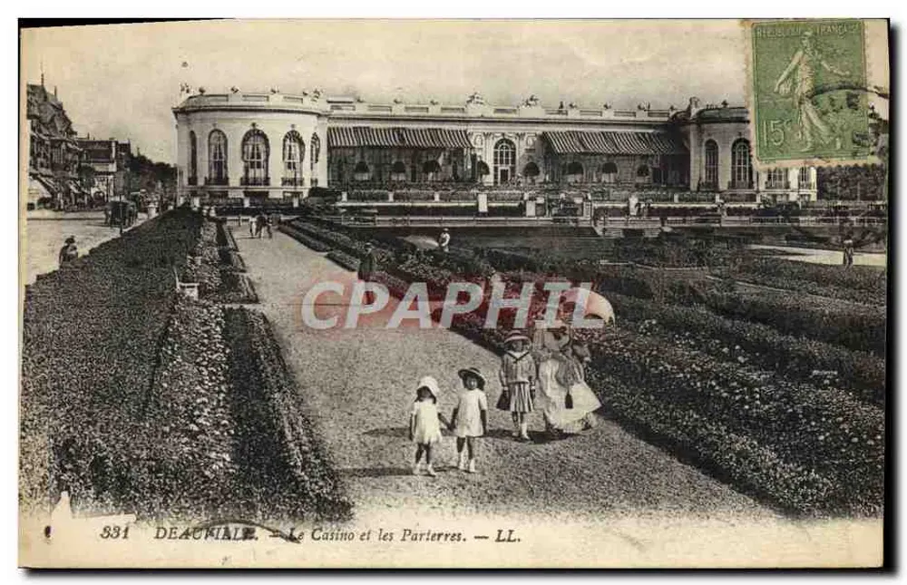 Deauville — Das Casino und die Parterres — LL. n° 331 - Vorderseite