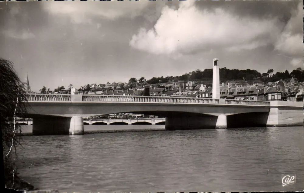 Deauville - Trouville — Le nouveau Pont — éditeur Cap - Vorderseite