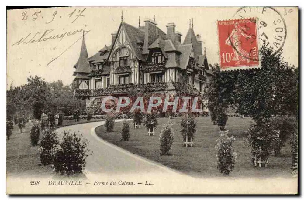 Déauville — Ferme du Coteau — LL. n°298 - Anverso