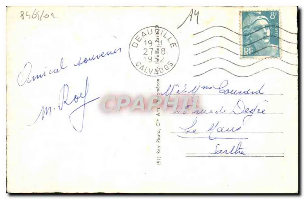 Deauville - Die Blühende Strandpromenade - Das Normandy Hotel — CAP, n° 279 - Rückseite
