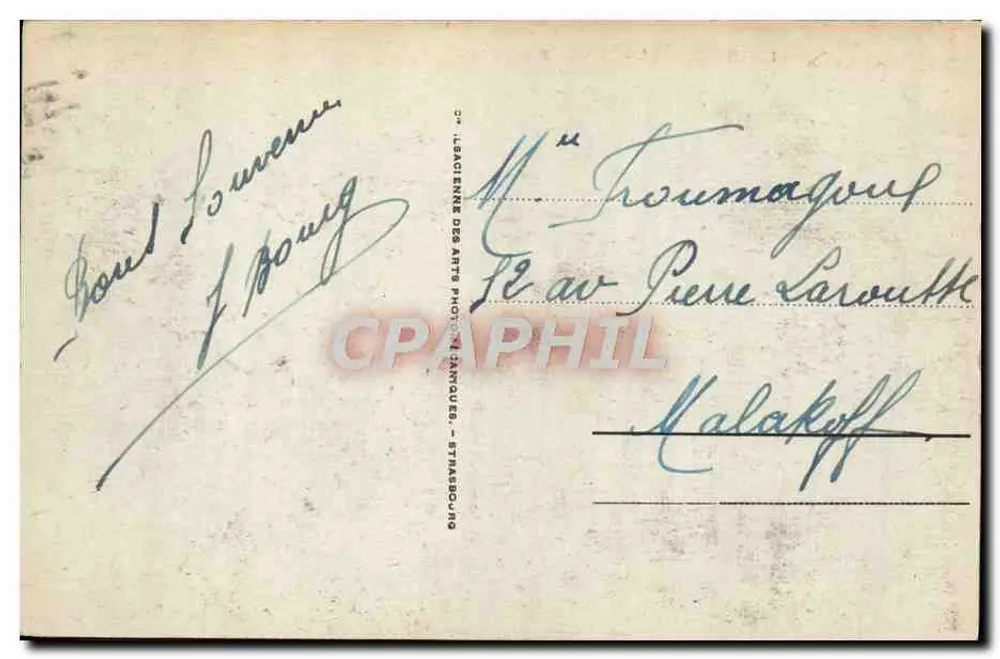 Deauville - Blühende Strände - Normandy Hotel und Tennis — Verleger: Cie. L'Académie des Arts, Straßburg, n° 144 - Rückseite