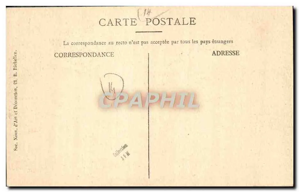 Deauville em 1912 — O Normandy Hôtel - Verso