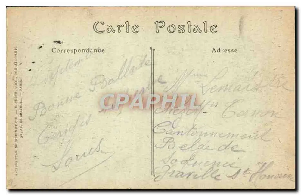 Deauville-La-Plage-Fleurie — Das « Normandy-Hôtel » (Théo Petit, Architekt) - Rückseite