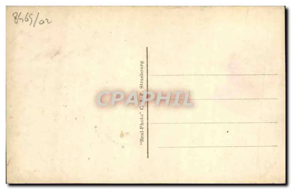 Deauville. Die blühende Strandpromenade — Le Royal Hôtel — C.A.P. Straßburg Nr. 278 - Rückseite