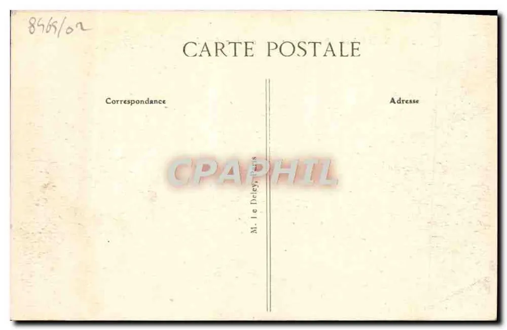 Deauville — Royal-Hôtel und der Garten — Verlag Deley, n° 426 - Rückseite