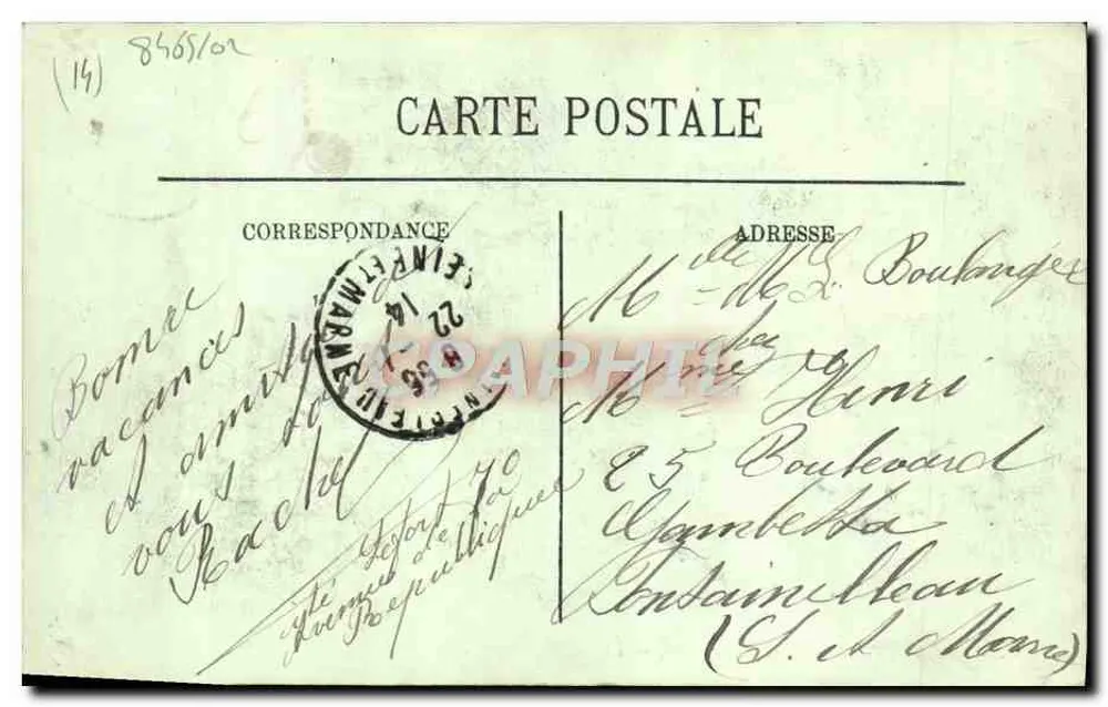 Deauville — O Hotel Royal — LL. n°223 - Verso