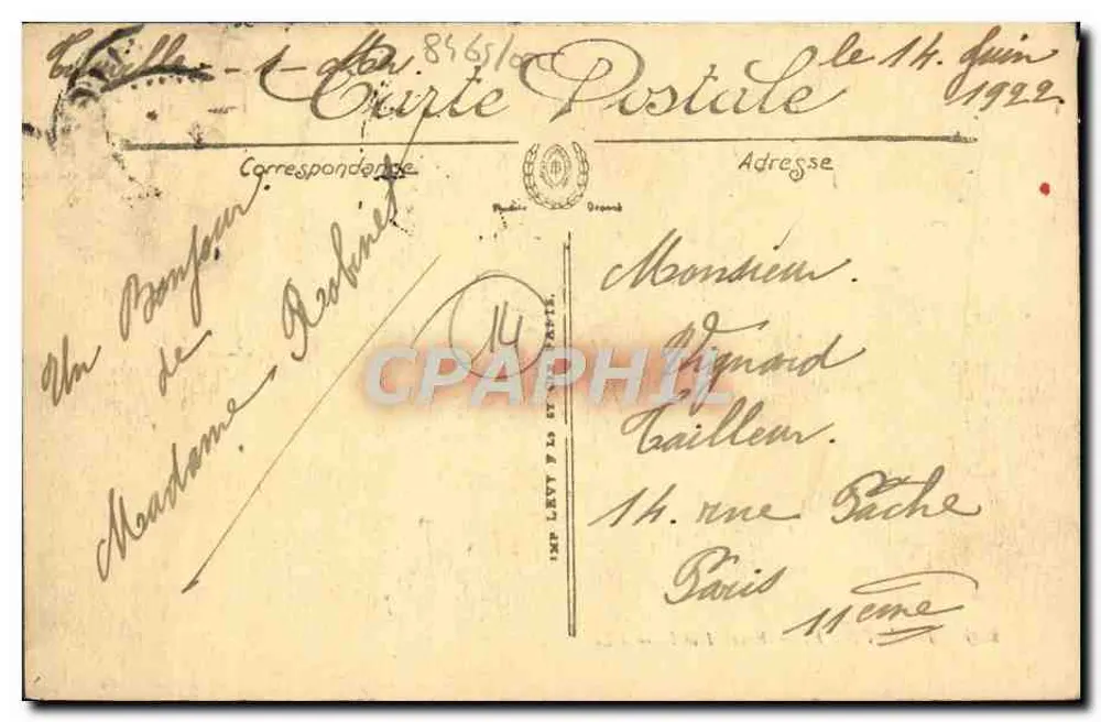 Deauville — Hotel Royal — LL. — n° 266 - Verso