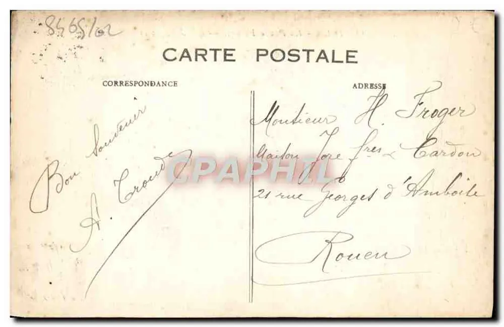 Deauville - La Plage Fleurie — Die Gärten und das Normandy — G.F. Le Havre, n°450bis - Rückseite