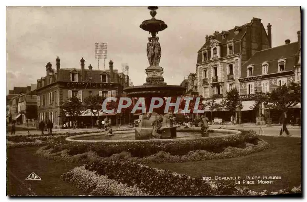 Deauville - La Place Morny — Verleger C.A.P. Strasbourg, Nr. 280 - Vorderseite