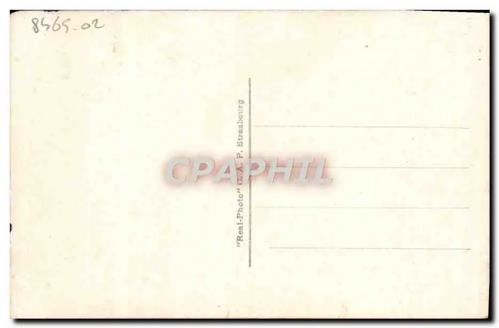 Deauville - Place Morny — Ansicht der zentralen Fontäne — Verlag C.A.A. Nr. 280 - Rückseite