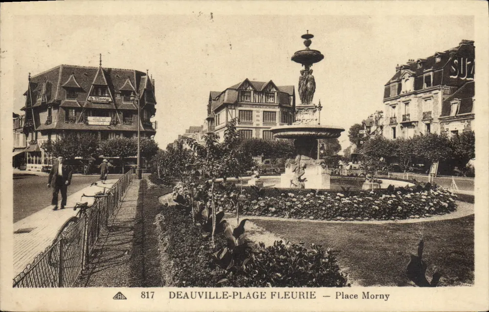 Deauville-Plage blühend — Place Morny — C. des Arts Photomécaniques - Vorderseite