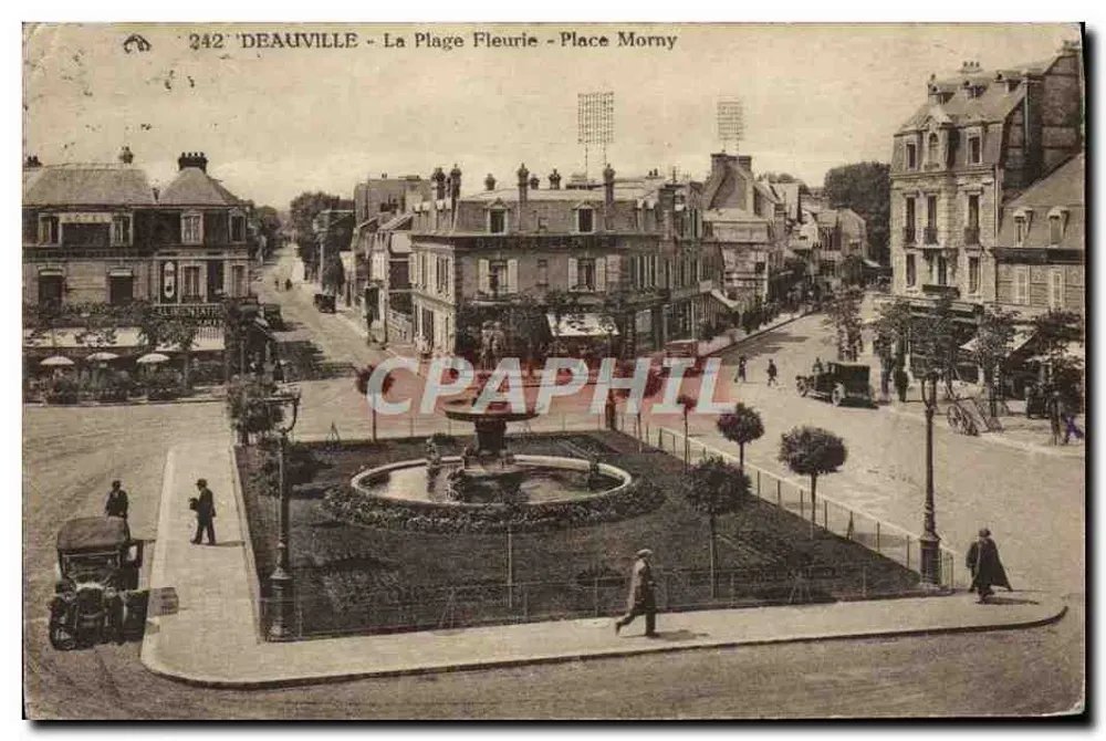 Deauville - Der blühende Strand - Place Morny - Vorderseite
