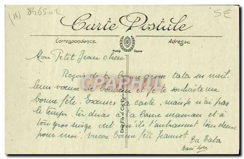 Deauville — Place Morny und Rue Gambetta — I.L. - Rückseite