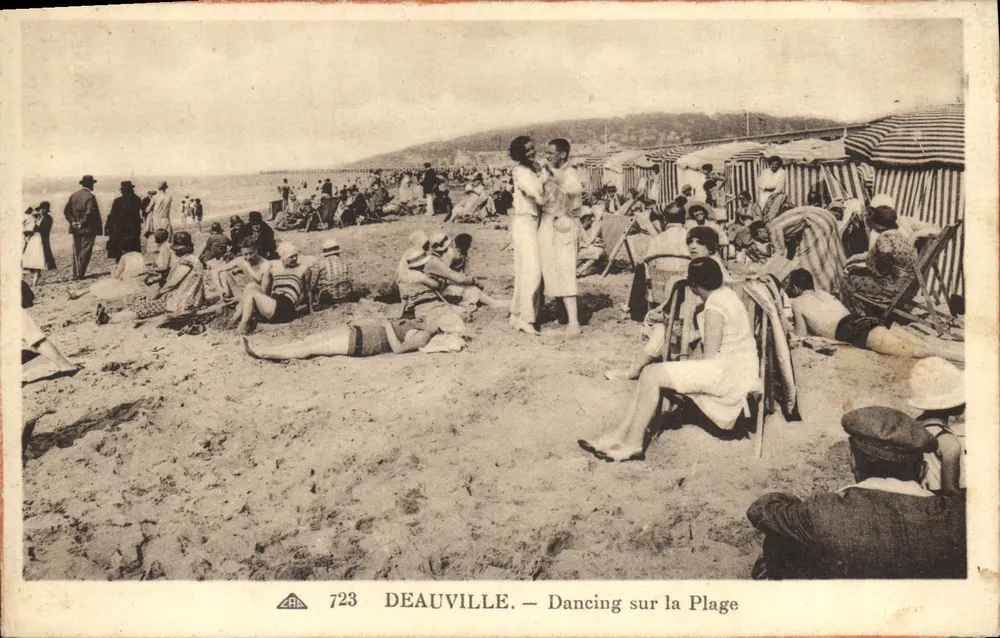 Deauville — Dancing na Praia — editor A. L. H. n° 723 - Frente