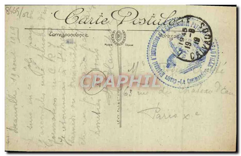 Deauville — Ein Eckchen der Potinière — LL. n°241 - Rückseite