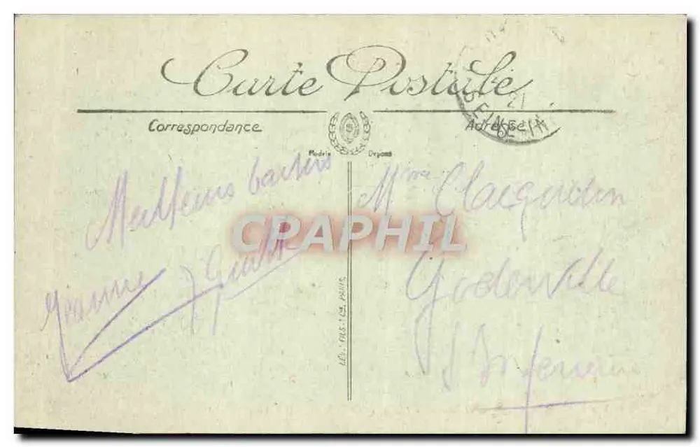 Deauville — Hotel Normandy — LL - Verso