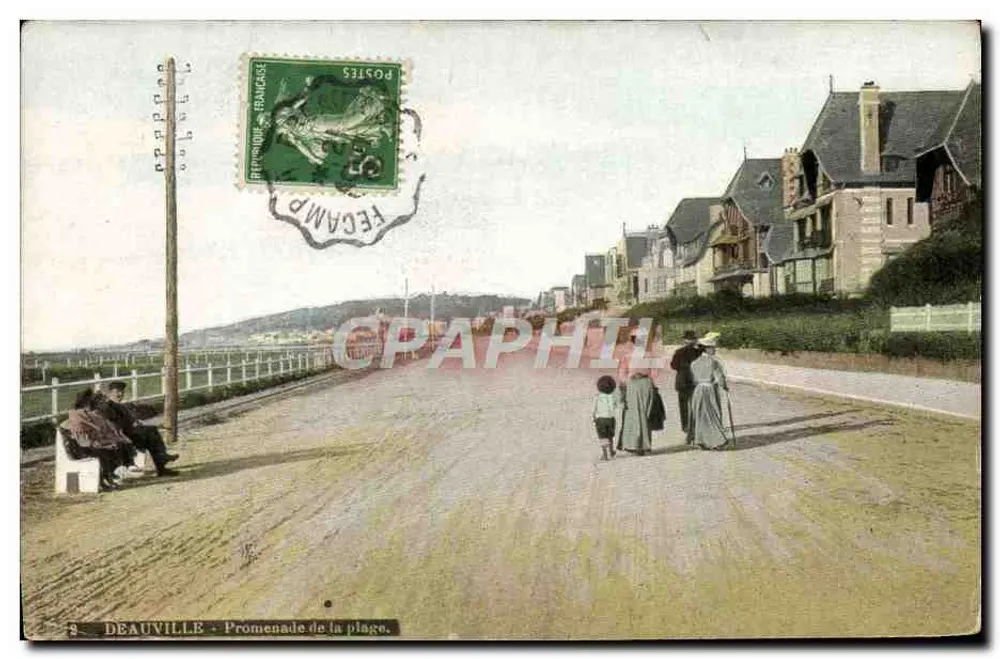 Deauville — Promenade da praia — Aqua-Photo - Frente
